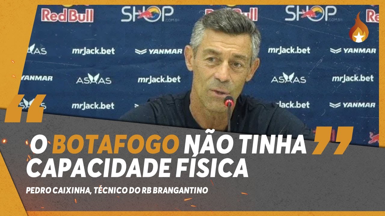 TÉCNICO DO BRAGANTINO INDIGNADO | #botafogo #redbullbragantino