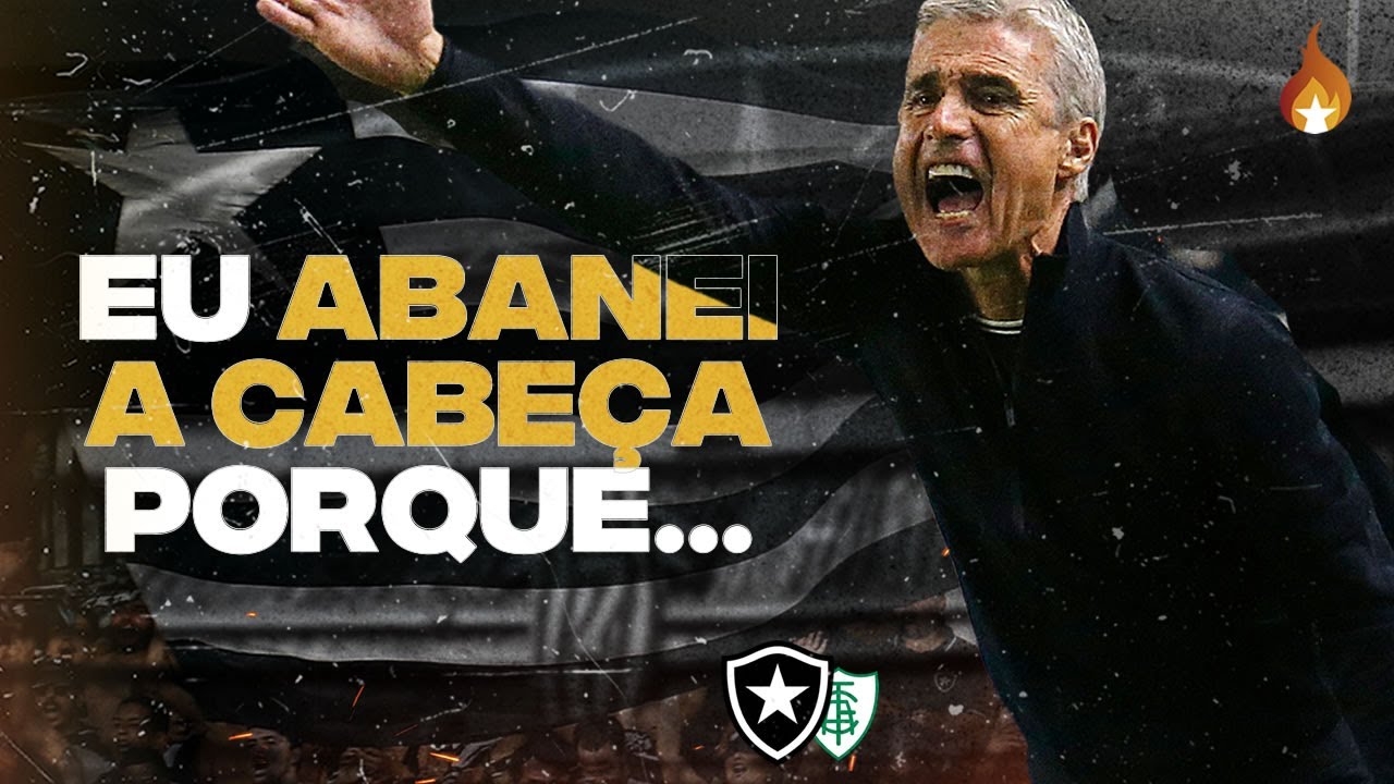 RECLAMOU DA TORCIDA DO BOTAFOGO? LUIS CASTRO SE IRRITA COM PERGUNTA E EXPLICA GESTO