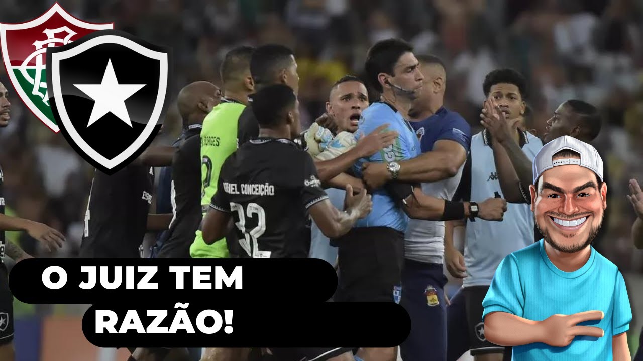 Bota x Flu - O juiz fez o certo. O jogo havia acabado