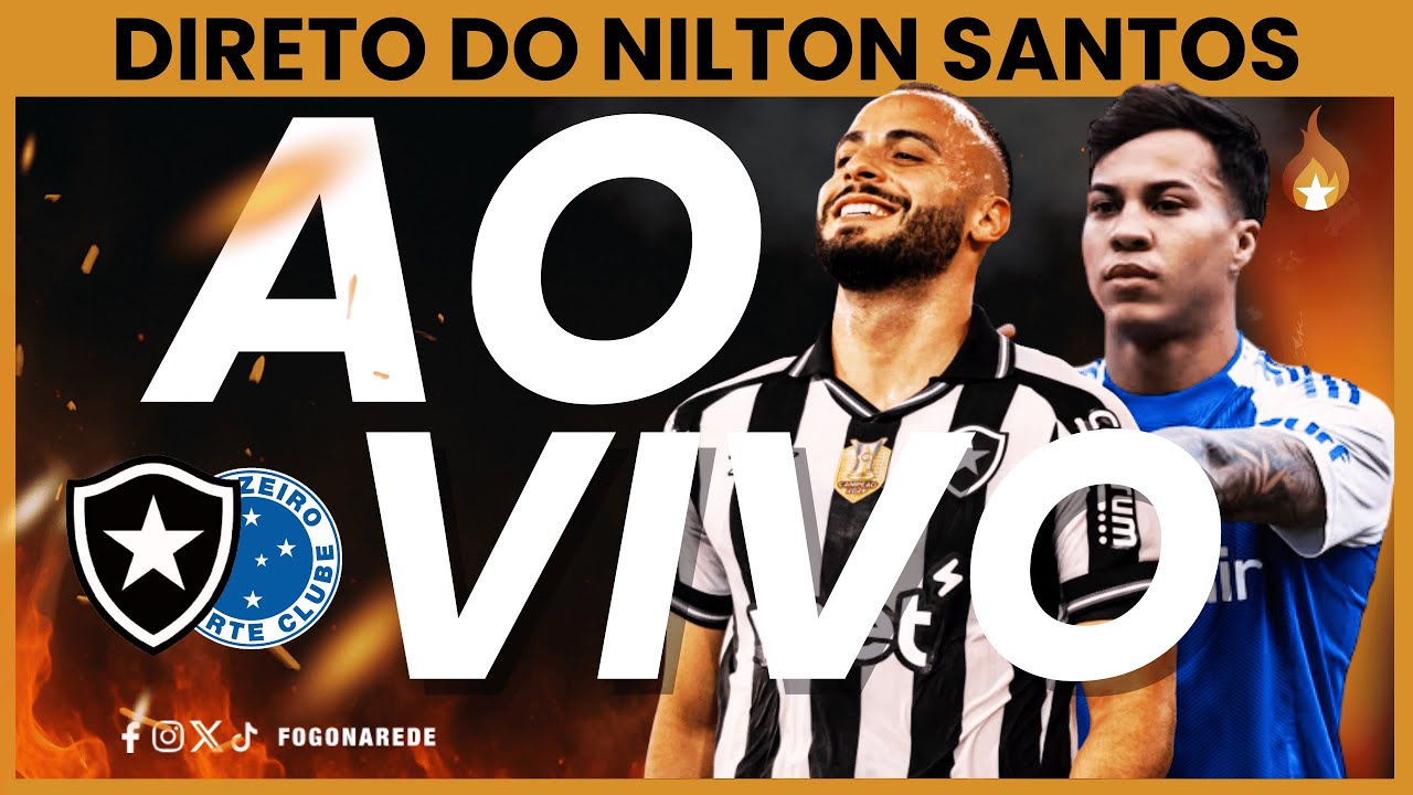 🔴 AO VIVO | BOTAFOGO X CRUZEIRO | 1ª RODADA CAMPEONATO BRASILEIRO