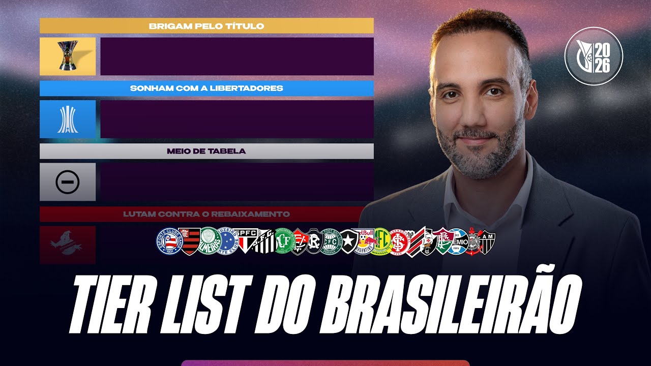 MEUS PALPITES PARA O BRASILEIRÃO 2026!