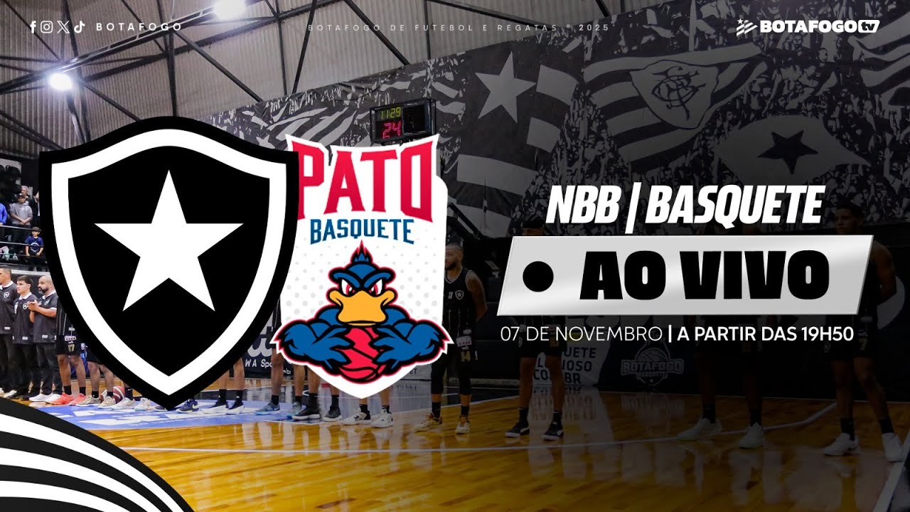 AO VIVO | Botafogo x Pato Basquete | NBB