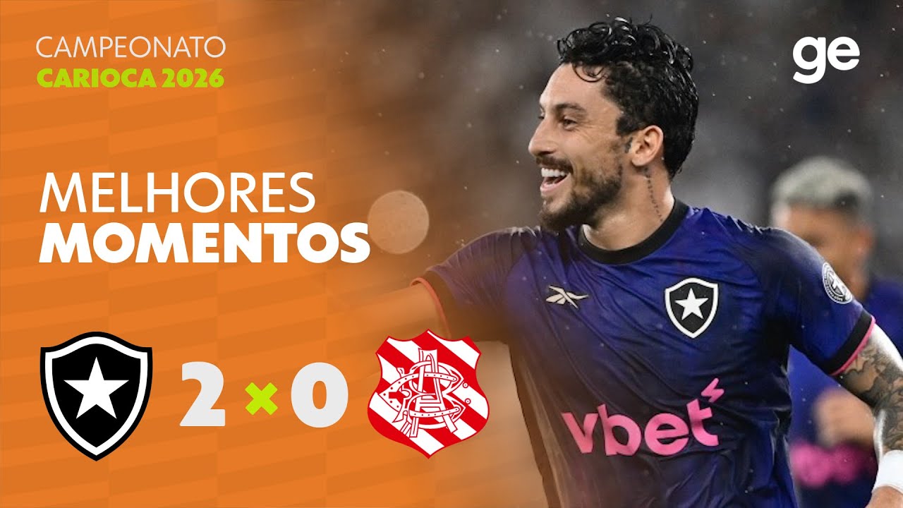 BOTAFOGO 2 X 0 BANGU | MELHORES MOMENTOS | CAMPEONATO CARIOCA 2026 | sportv