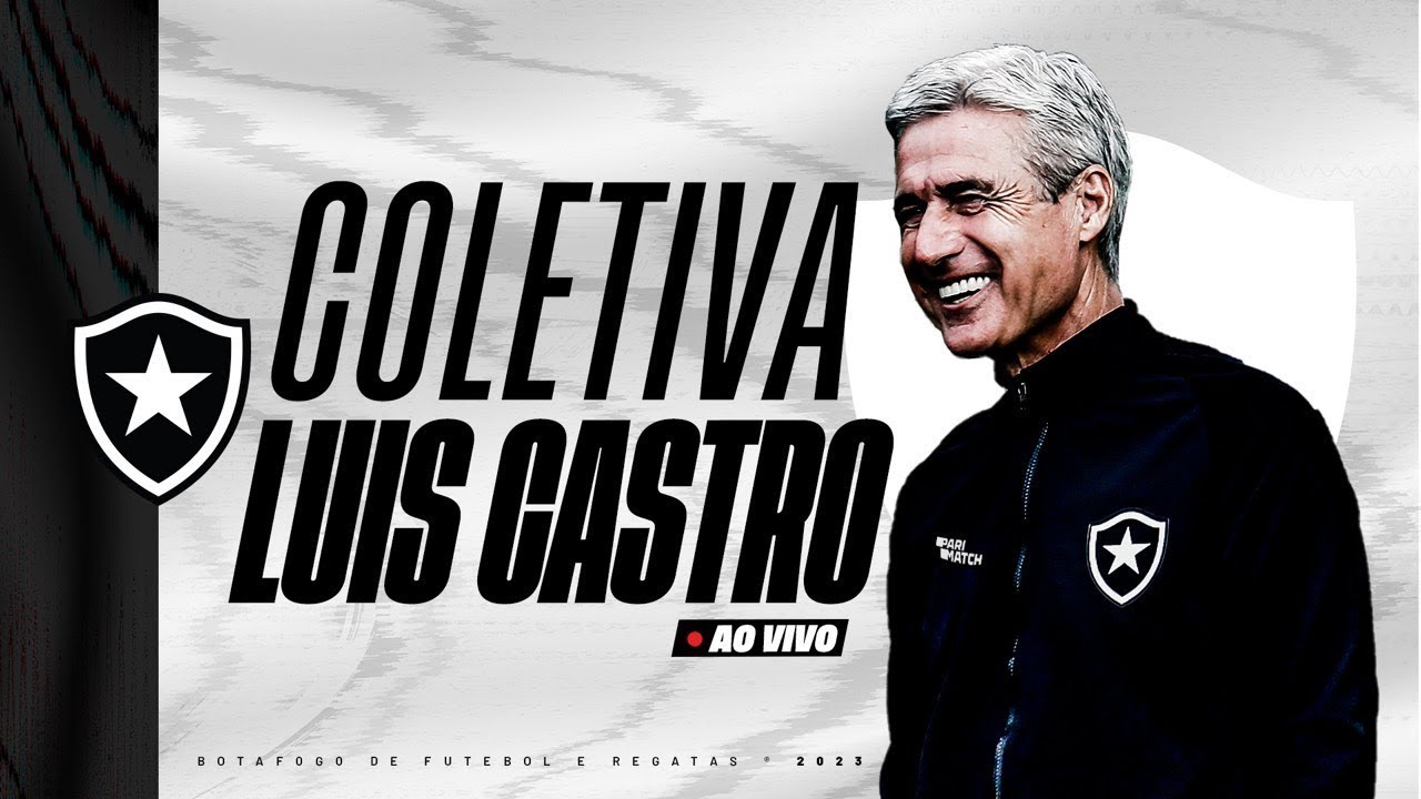 AO VIVO | Coletiva pós jogo com Luís Castro | Botafogo x Ypiranga-RS