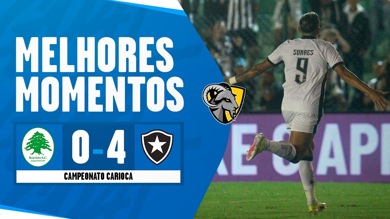 BOAVISTA 0 X 4 BOTAFOGO | CAMPEONATO CARIOCA | FINAL TAÇA RIO | MELHORES MOMENTOS