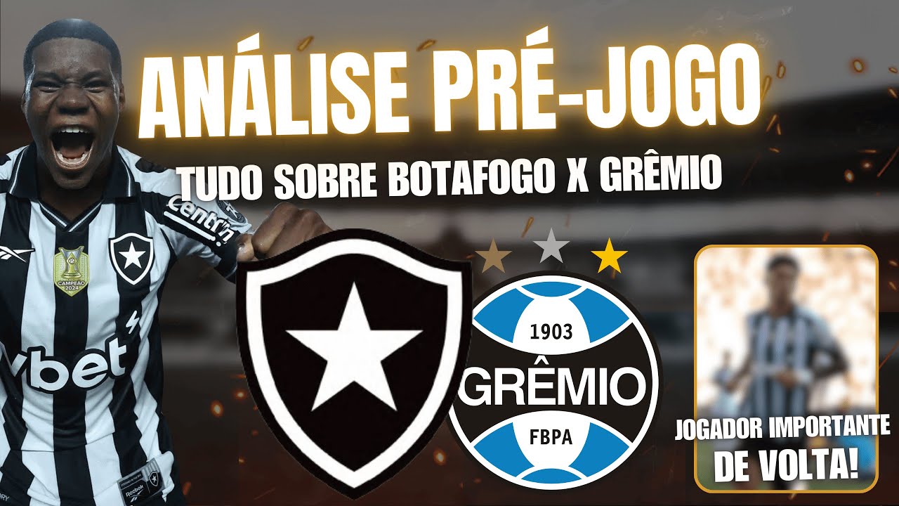 ⚽️DIA DE FAZER HISTÓRIA! KADIR OU CABRAL DE TITULAR? | BOTAFOGO X GRÊMIO - 35ª RODADA