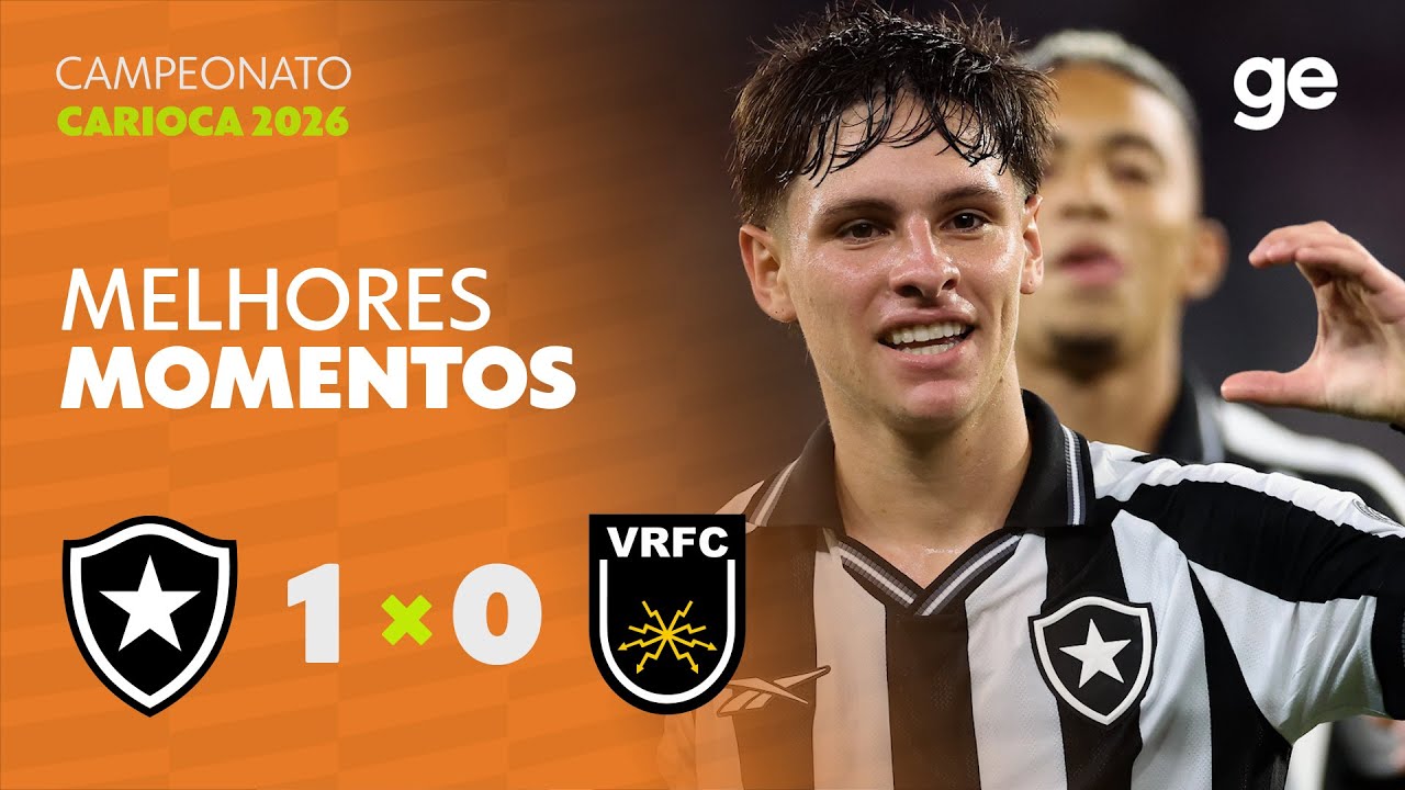 BOTAFOGO 1 X 0 VOLTA REDONDA | MELHORES MOMENTOS | 3ª RODADA | CAMPEONATO CARIOCA 2026 | ge.globo