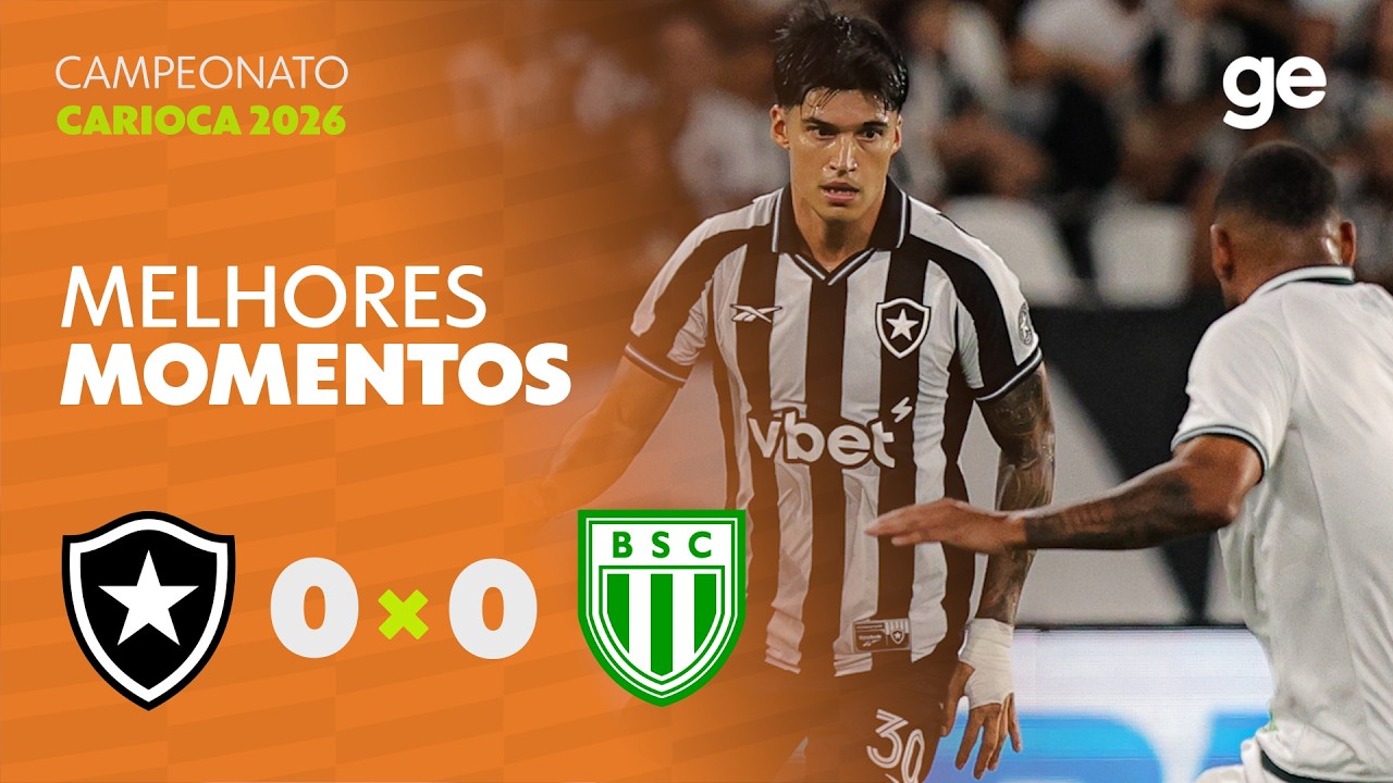 BOTAFOGO 0 X 0 BOAVISTA | MELHORES MOMENTOS | TAÇA RIO | ge.globo