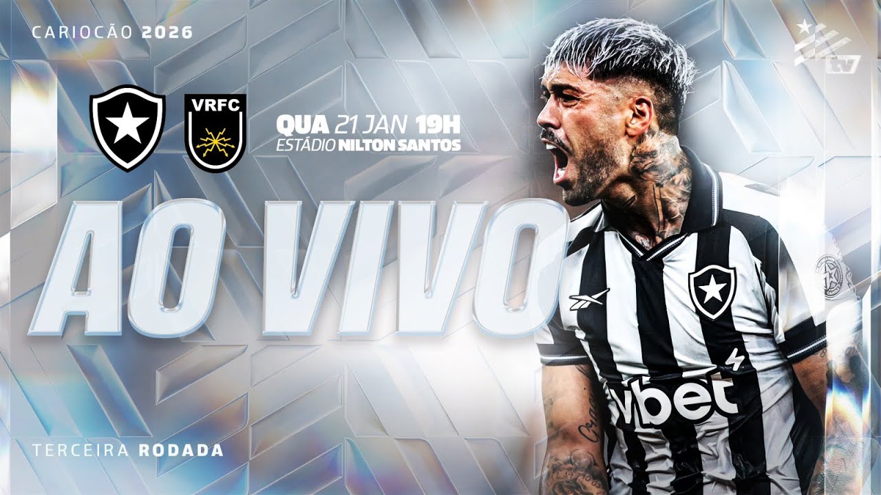 AO VIVO | Botafogo x Volta Redonda | 3ª Rodada Carioca