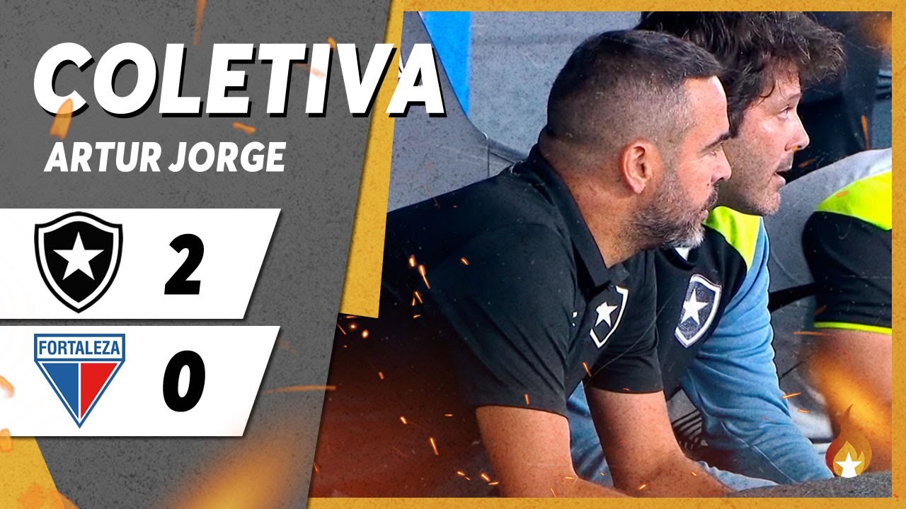 🔴 AO VIVO | COLETIVA ARTUR JORGE | BOTAFOGO 2X0 FORTALEZA