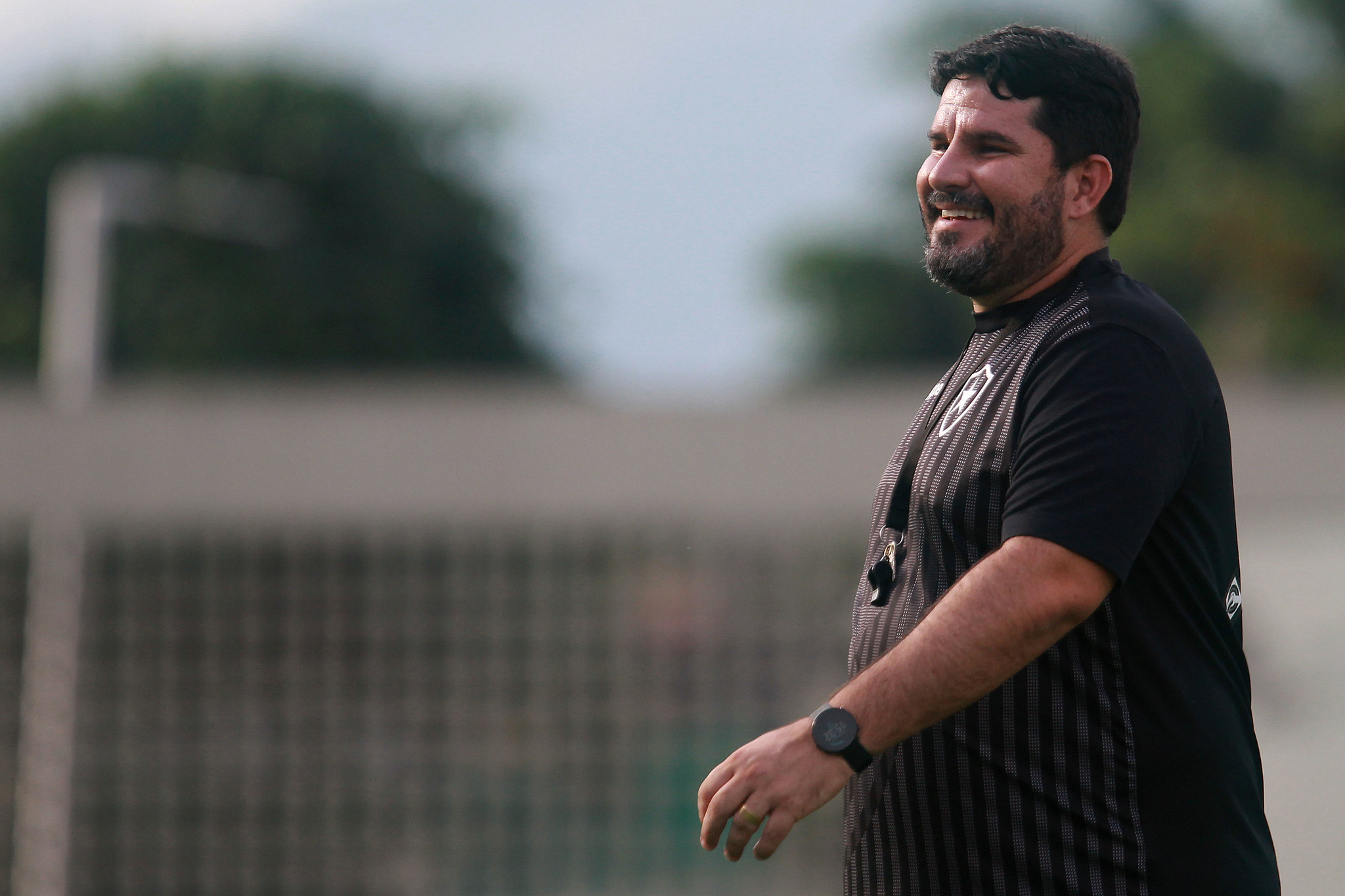 Barroca durante treino Botafogo