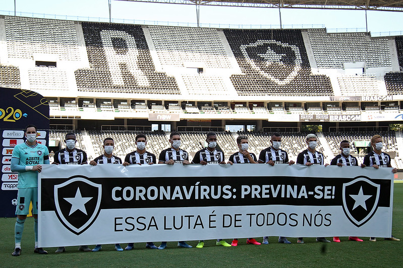 coronavirus FERJ estadual Botafogo