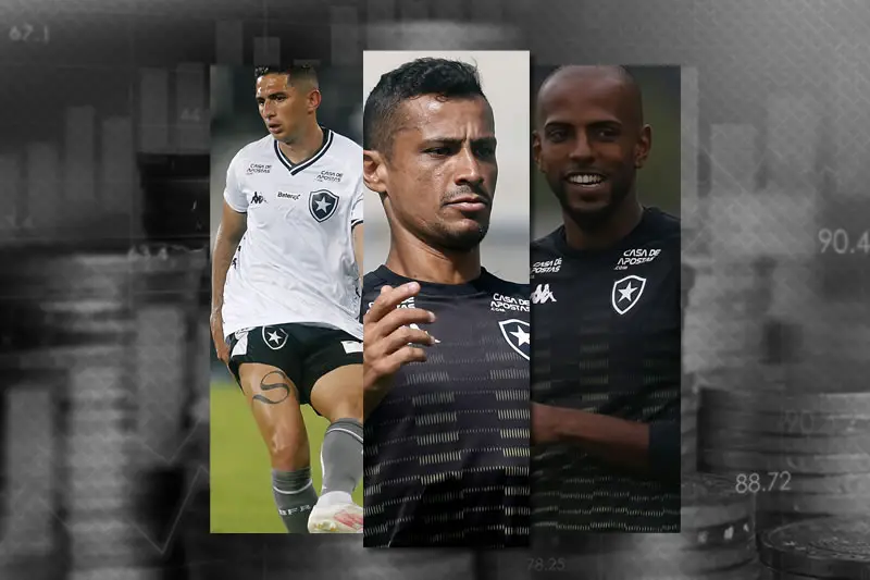 Botafogo Cícero Danilo Barcelos Rhuan Renato