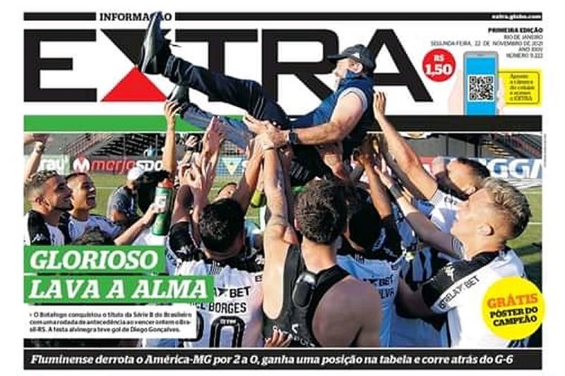 Botafogo Série B jornais