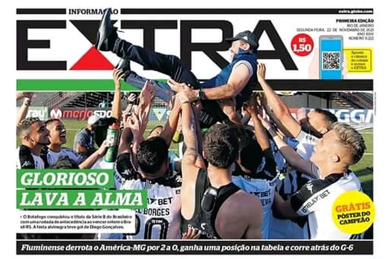 Botafogo Série B jornais