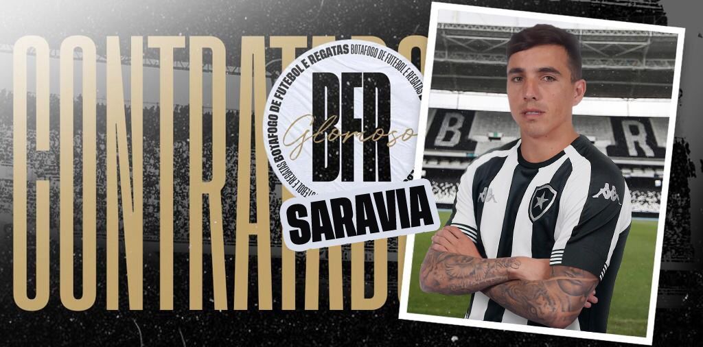 botafogo anuncia renzo saravia