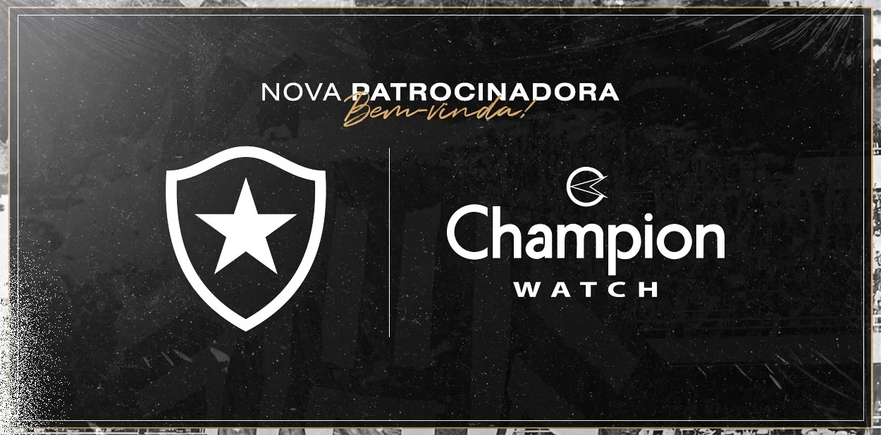 botafogo champion watch patrocinador