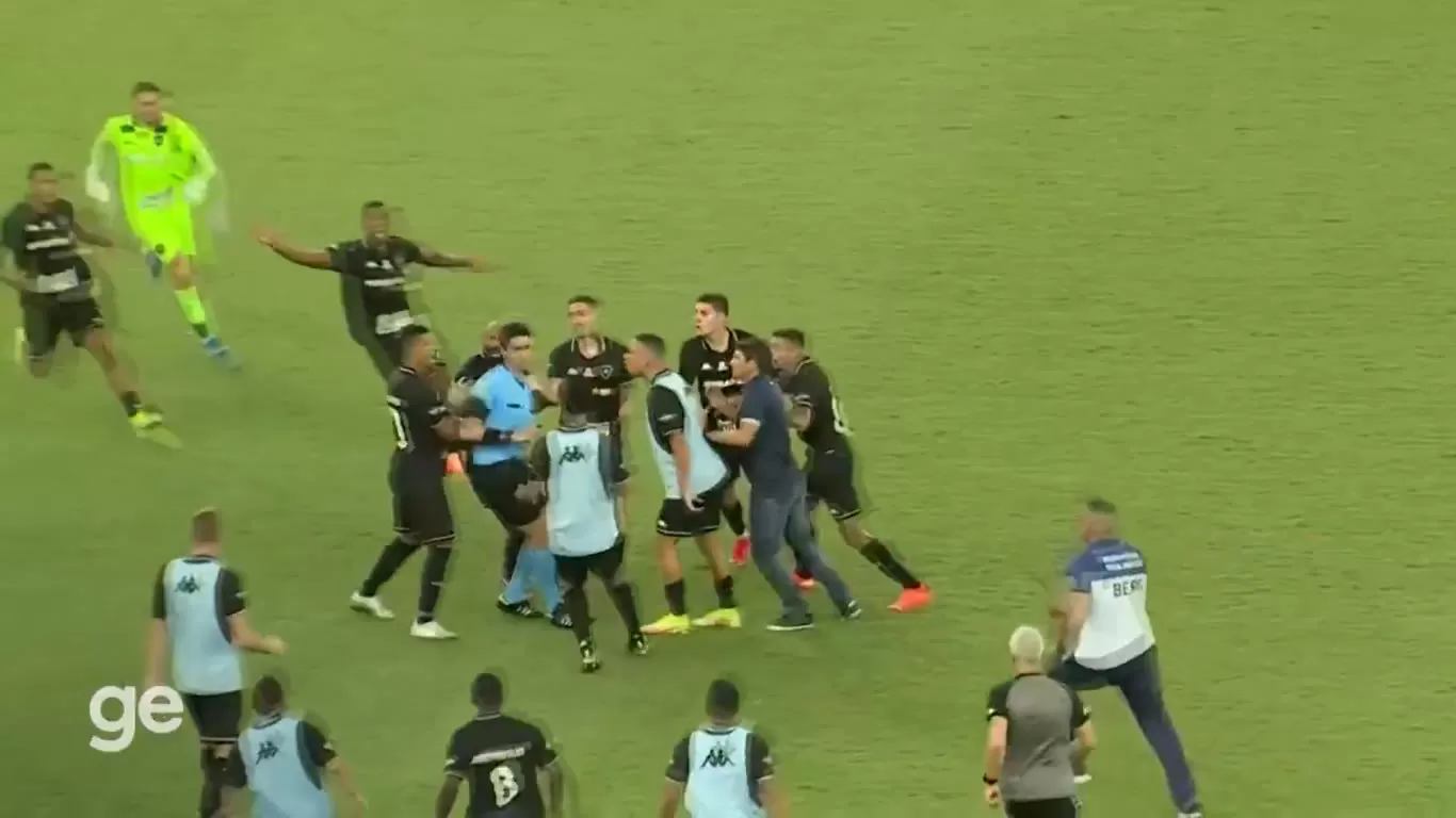 botafogo fluminense árbitro juiz