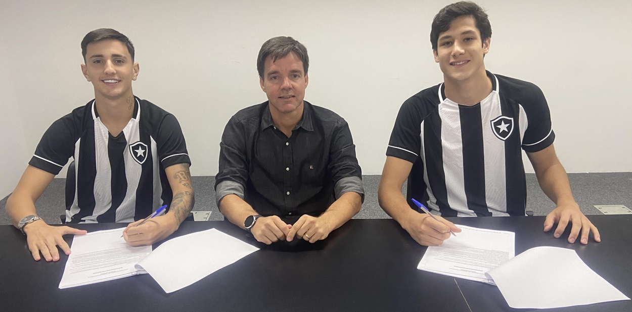 sub-17 vargas batata botafogo contrato profissional