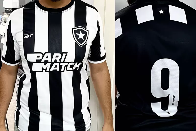 botafogo reebok camisa