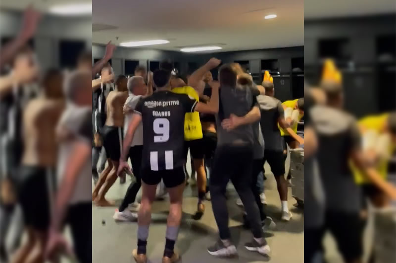 botafogo flamengo vestiario campeonato brasileiro