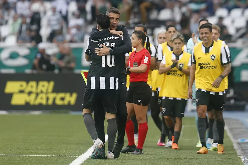 botafogo bruno lage gustavo sauer