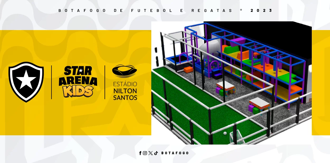 botafogo área kids estádio nilton santos