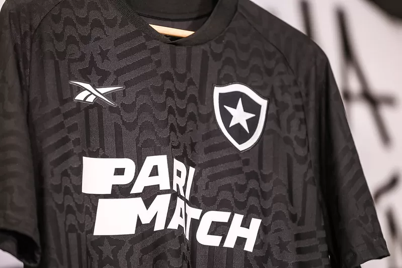 botafogo reebok camisa nova preta