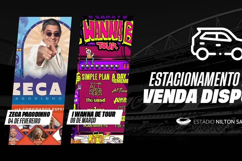 botafogo estacionamento zeca pagodinho