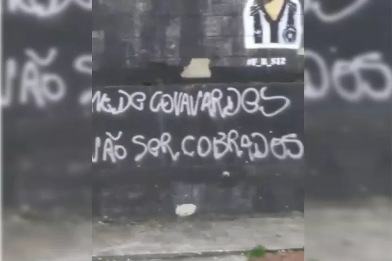 Muro nilton santos botafogo pichado pedro dep