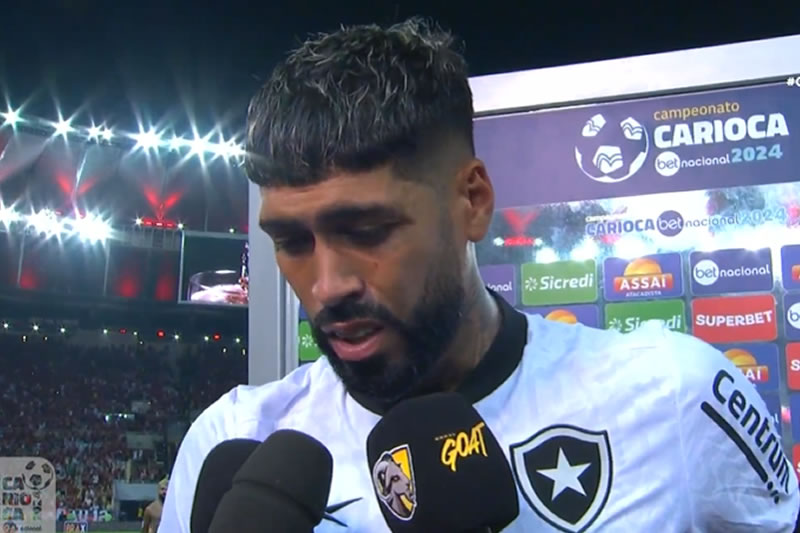 botafogo flamengo alexander barboza entrevista