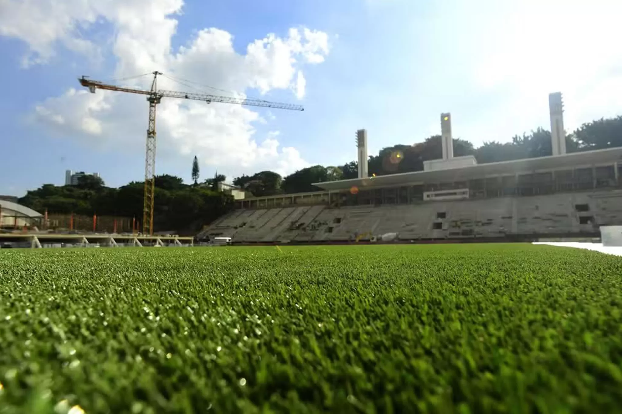botafogo grama sintetica pacaembu