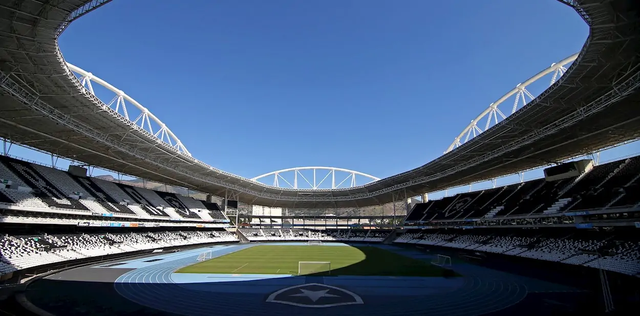 botafogo iluminacao led nilton santos