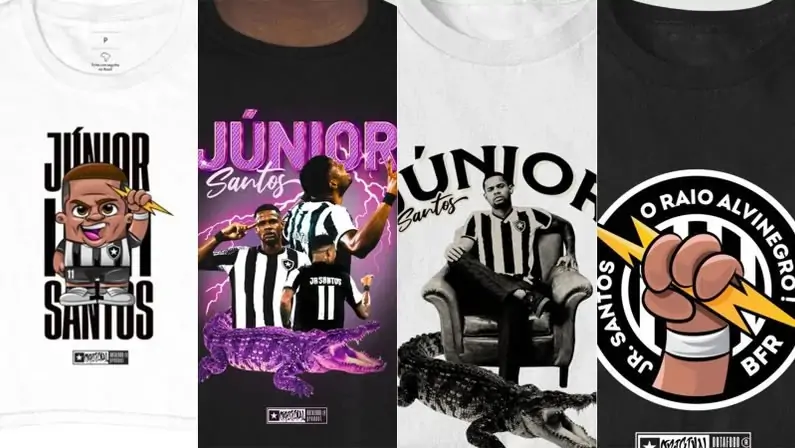 botafogo junior santos coleção