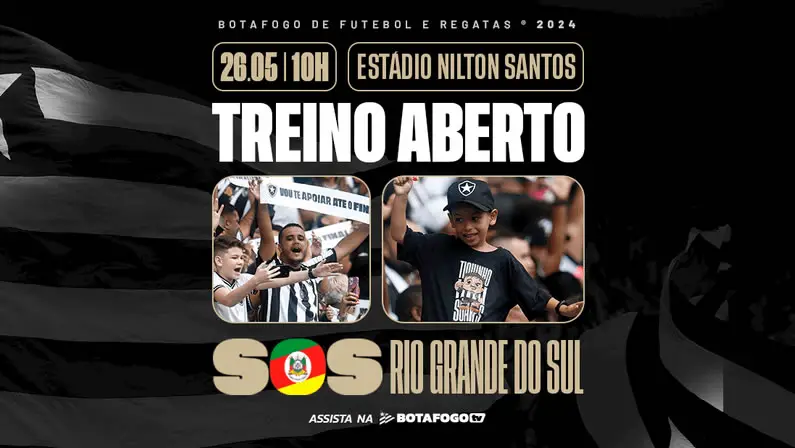 botafogo treino aberto nilton santos rio grande do sul 2