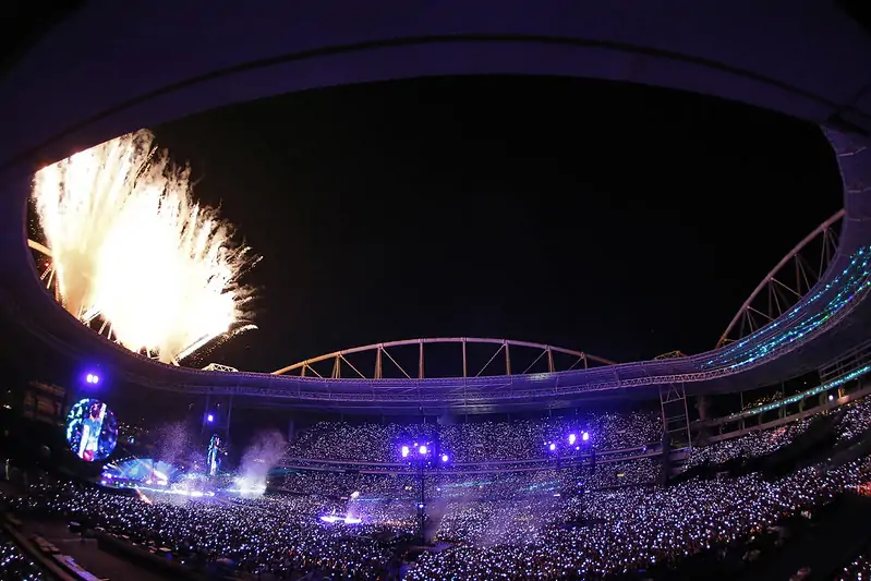 bruno mars estádio nilton santos botafogo