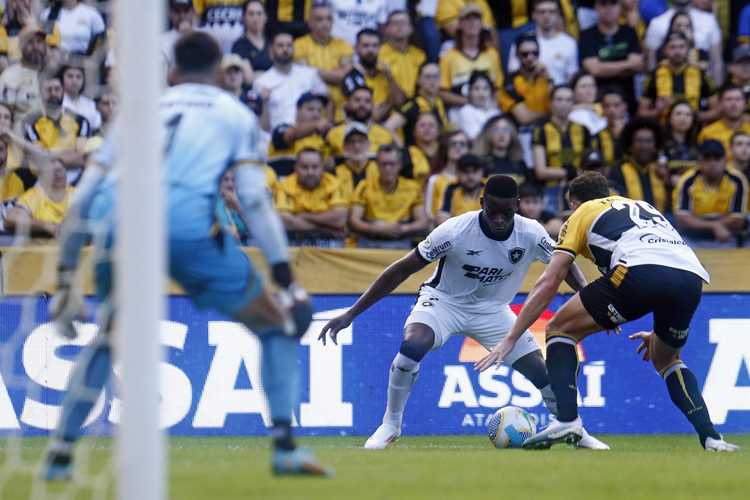 Botafogo abusa dos erros e perde para o Criciúma pelo Campeonato Brasileiro