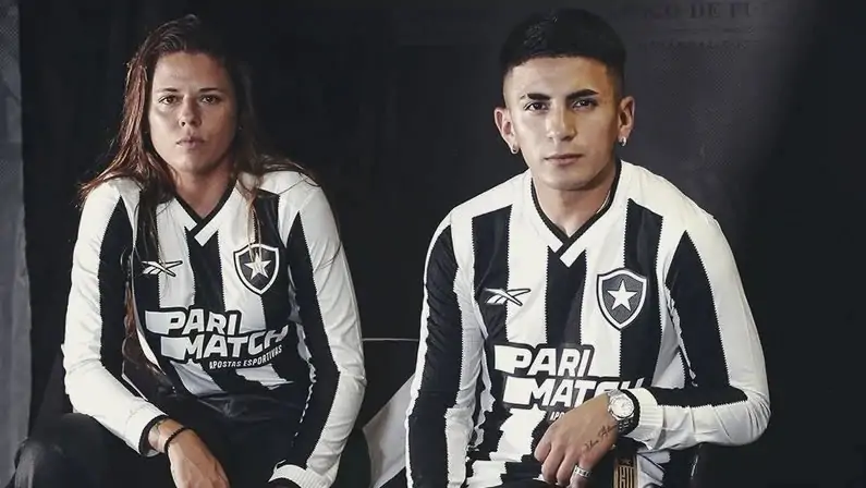 botafogo camisa reebok manga longa