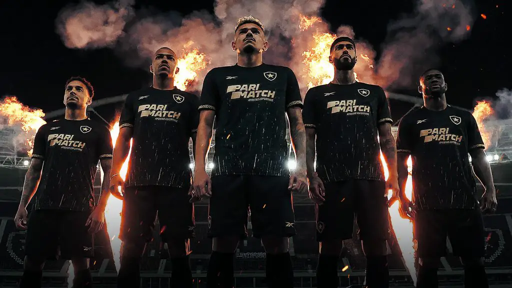 botafogo reebok camisa preta