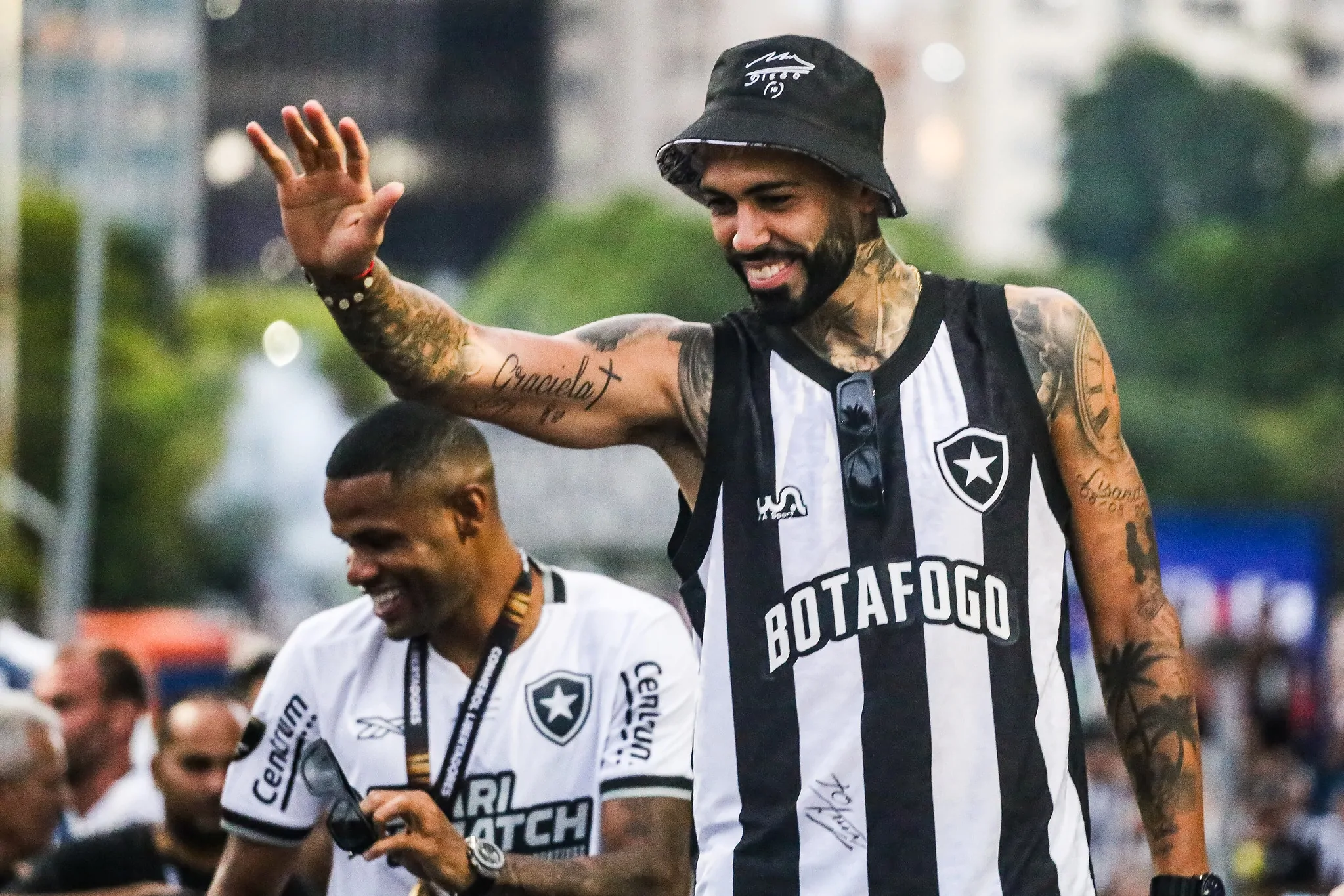 alexander barboza botafogo comemoracao libertadores
