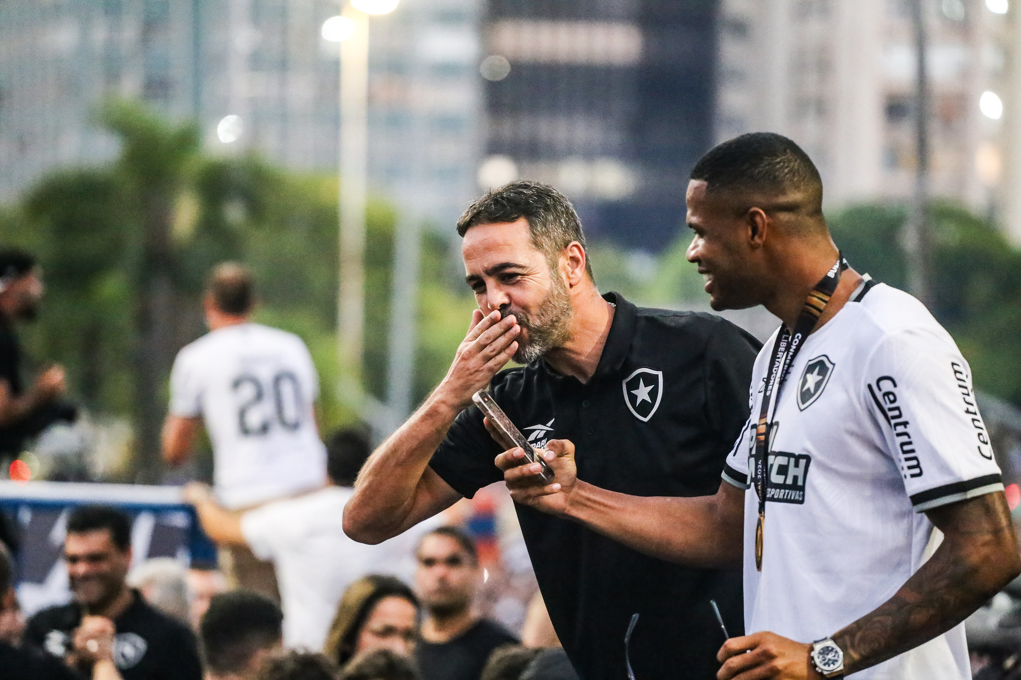 artur jorge junior santos botafogo comemoracao libertadores