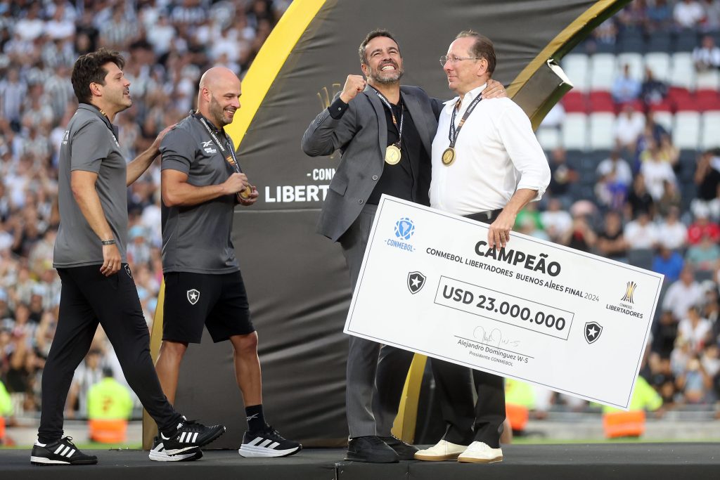 botafogo campeao libertadores textor cheque