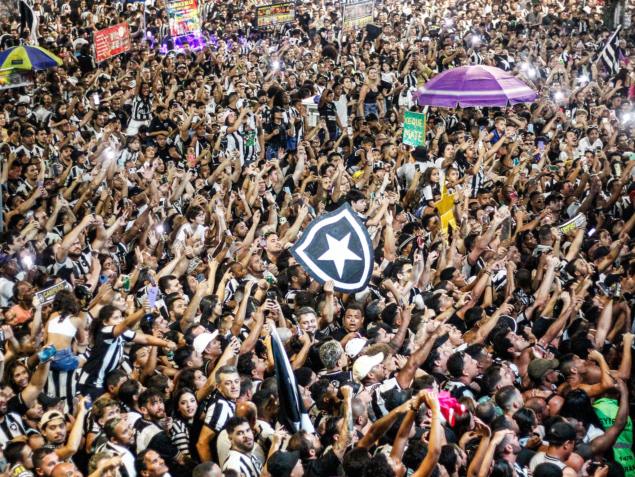 botafogo comemoracao titulo libertadores torcida 2