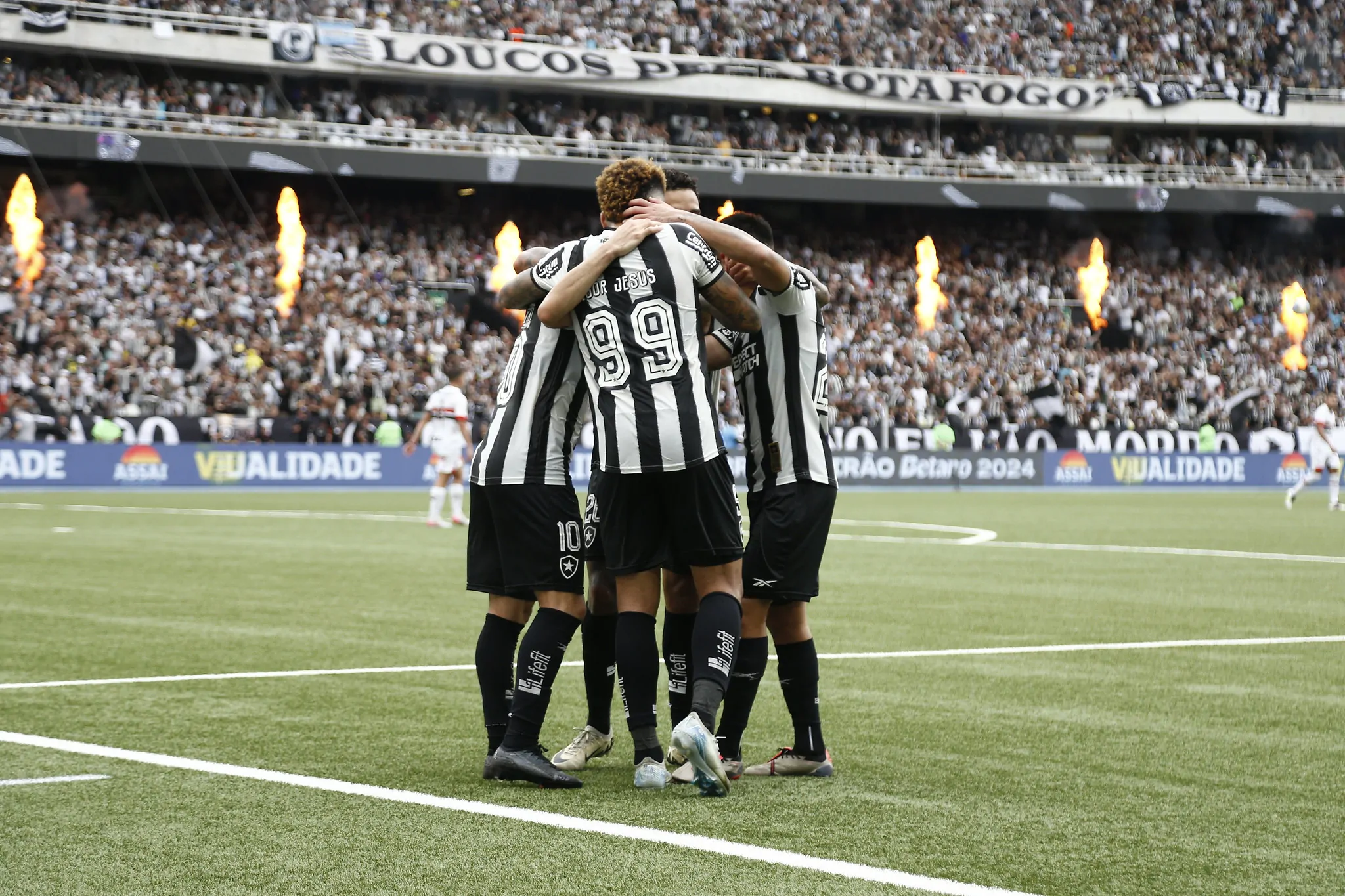 botafogo sao paulo campeonato brasileiro comemoracao gol