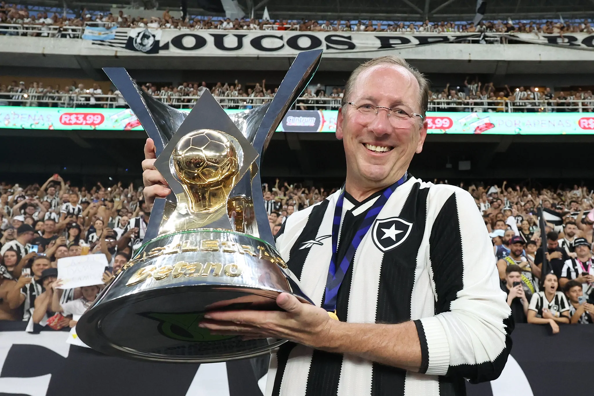botafogo sao paulo trofeu campeonato brasileiro john textor