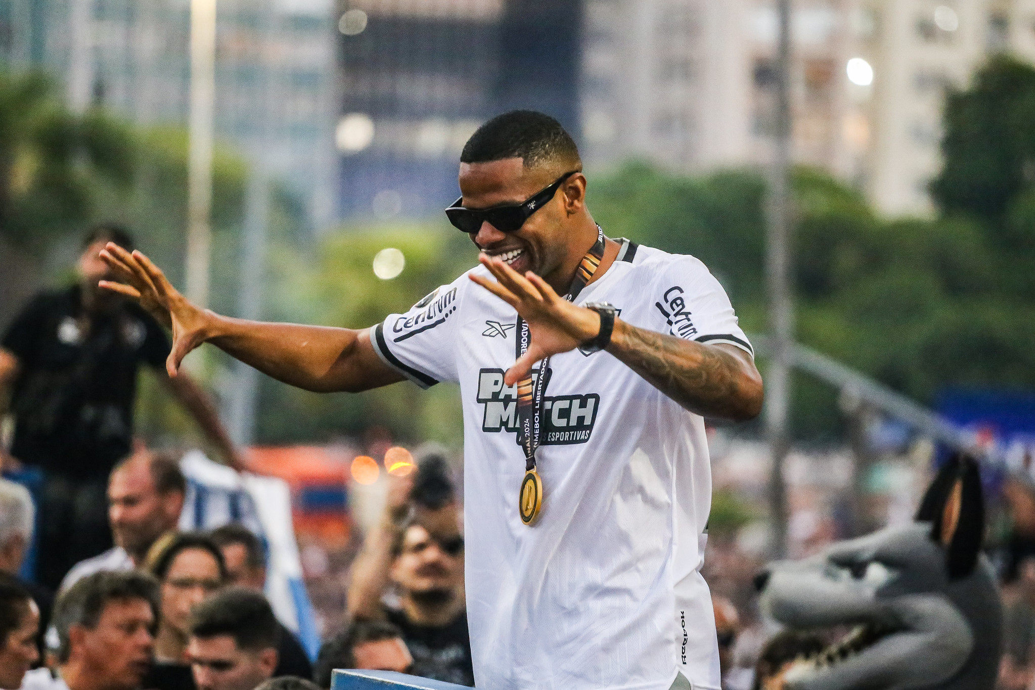 junior santos botafogo comemoracao libertadores