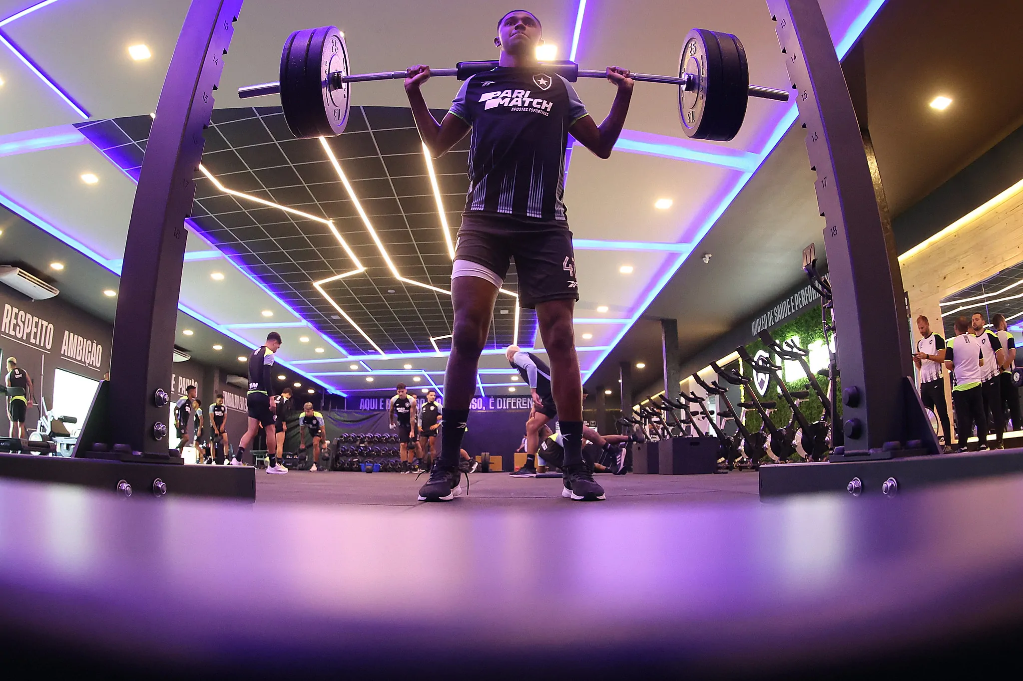 jeffinho botafogo treino