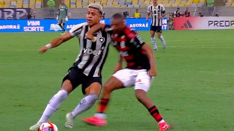 botafogo flamengo matheus martins