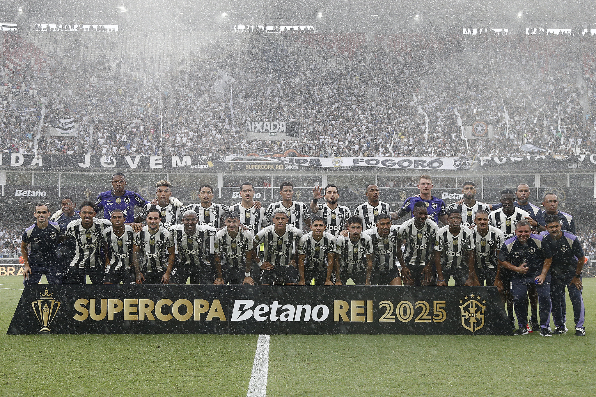 botafogo flamengo time perfilado supercopa