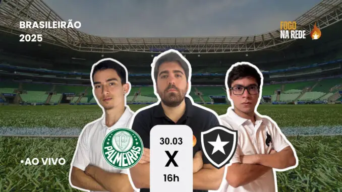 Capa do Palmeiras x Botafogo